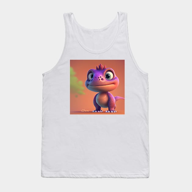 Baby Dinosaur Dino Bambino - Clara Tank Top by KOTOdesign